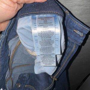 Good American Good Waist Dark Blue High Rise Jeans